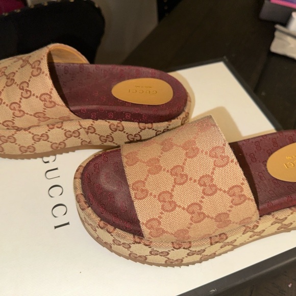 Gucci Platform Sandals Sz 36.5 ✨ - Picture 3 of 5